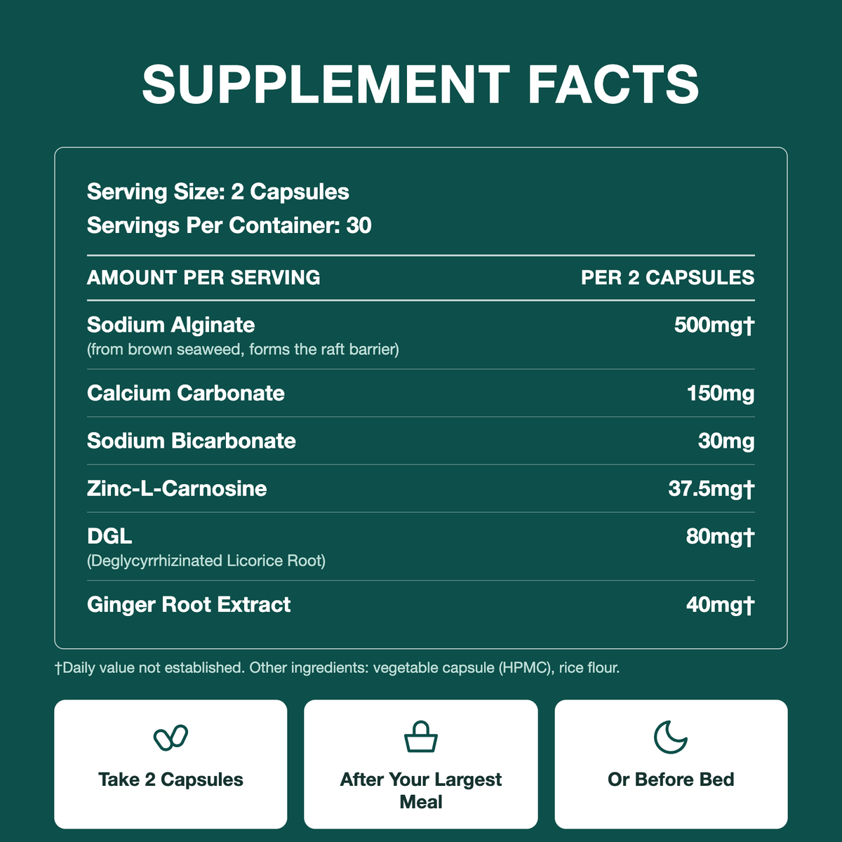 Supplement facts and how to use