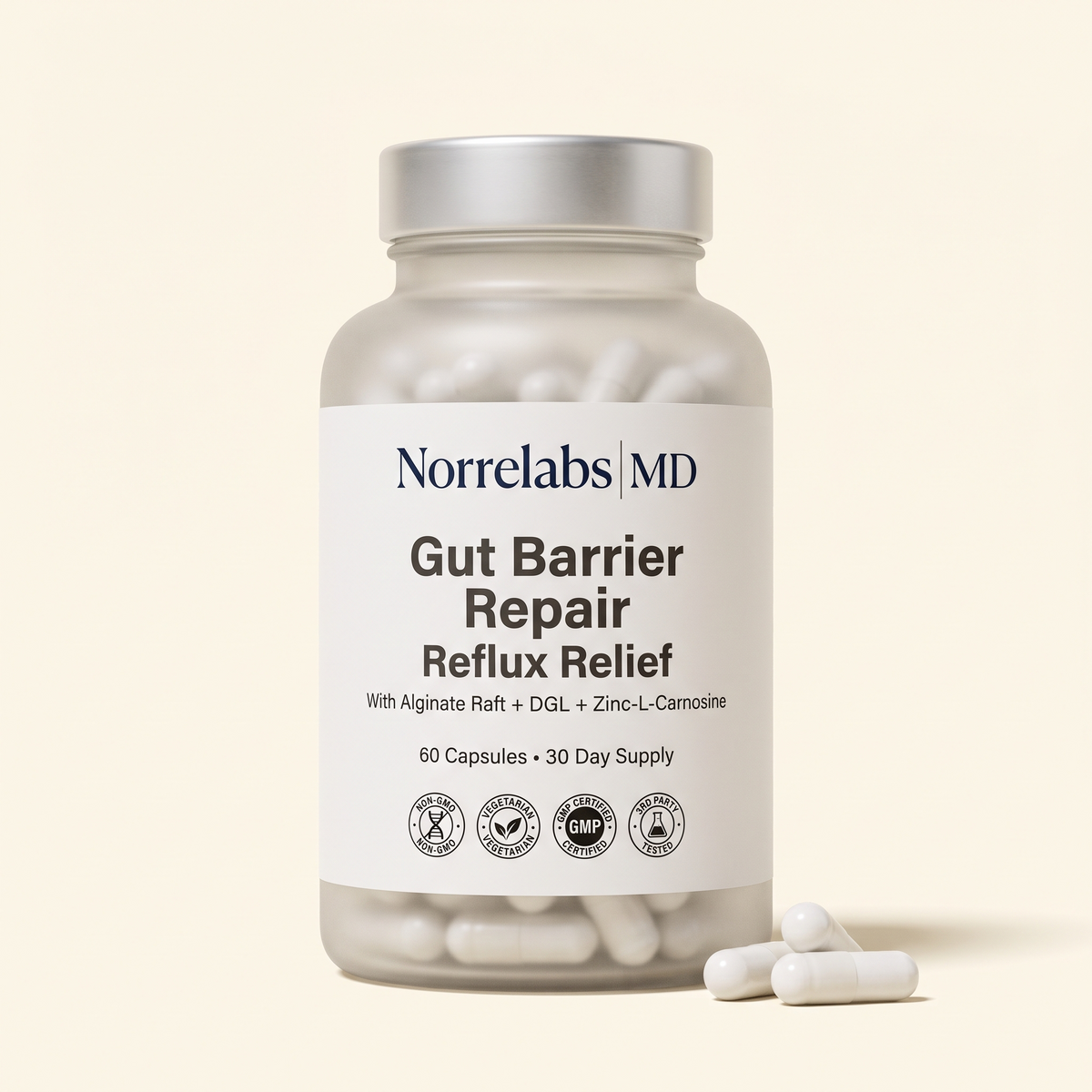 NorrelabsMD Gut Barrier Repair Reflux Relief bottle