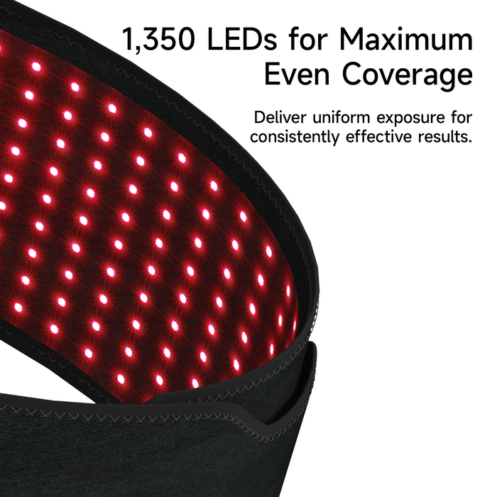 1350 LEDs for even coverage